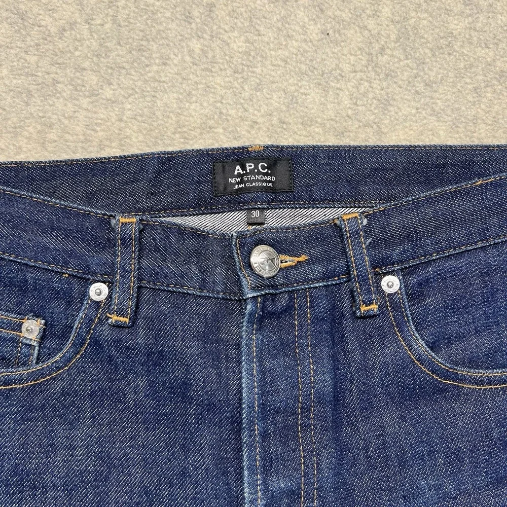 A.P.C. New Standard Selvedge Raw Denim Jeans Men's 30 Indigo Made in Macau